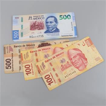 1200 Mexican Pesos, Foreign Currency