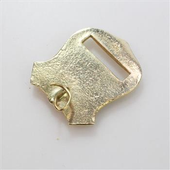 12k Gold 9.45g Police Badge Pendant