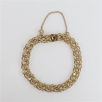 12kt GF Charm Bracelet