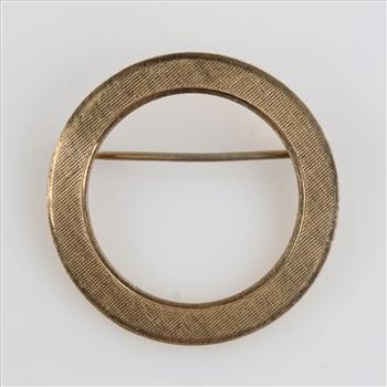 12kt GF Circle Pin