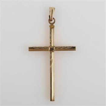 12kt GF Cross Pendant