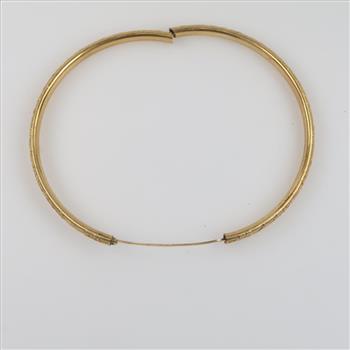 12kt GF Hinged Bangle