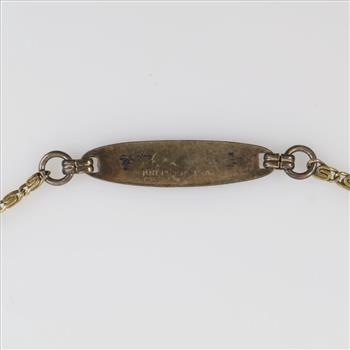 12kt GF  ID Bracelet