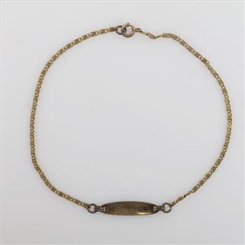 12kt GF  ID Bracelet