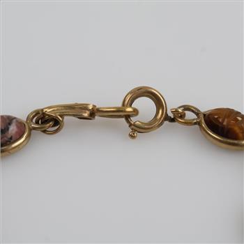 12kt GF Multi-color Stone Bracelet