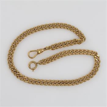 12kt GF Pocket Watch Chain