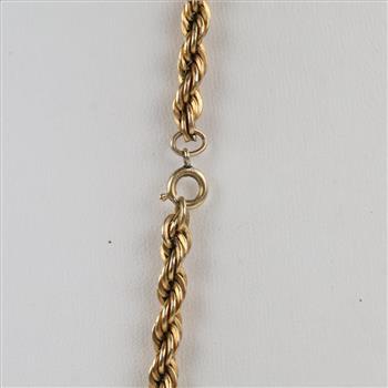 12kt GF Rope Necklace