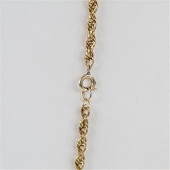 12kt GF Rope Necklace