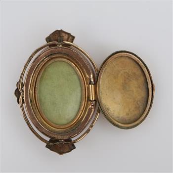 12kt GF Three Graces Cameo Locket