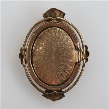 12kt GF Three Graces Cameo Locket