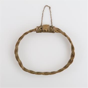 12kt GF Woven Chain Bracelet