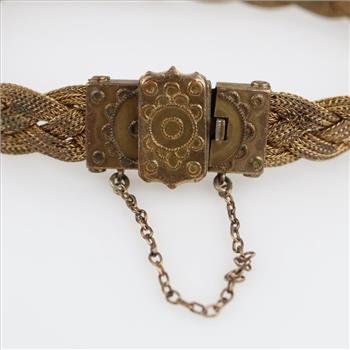 12kt GF Woven Chain Bracelet