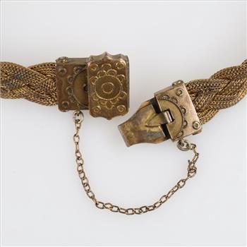 12kt GF Woven Chain Bracelet