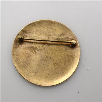 12KT Gold Filled Monogram Pin