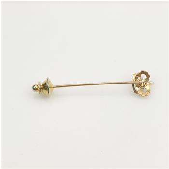 12kt Gold Pearl Pin