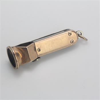12kt Gold Plated 12.90g Monogrammed Cigar Cutter