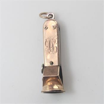 12kt Gold Plated 12.90g Monogrammed Cigar Cutter