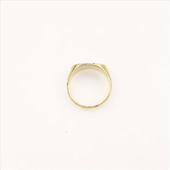 12kt GP Cursive Initial Ring