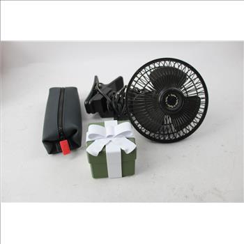 12V Oscillating Fan, Earbud Cleaning Tool, Magnetic Chess, And More, 7 Pieces