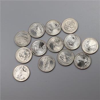 13 US America The Beautiful Quarters