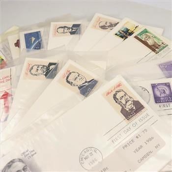 13 US First Day of Issue Stamps