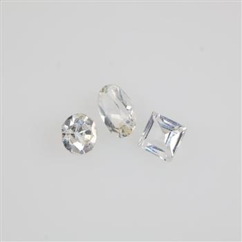 1.30ct TW White Topaz Loose Stones