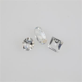 1.30ct TW White Topaz Loose Stones