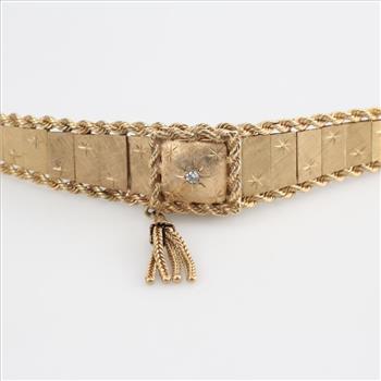 14 Gold Diamond Vintage Berlis Watch