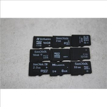 14 SD, Microsd And Adapter 2,4,8,16,32,512 Gb