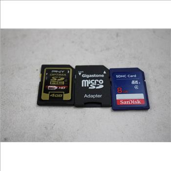 14 SD, Microsd And Adapter 2,4,8,16,32,512 Gb