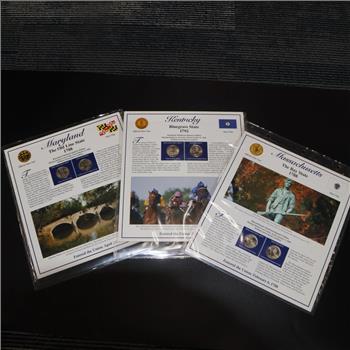 14 US Quarters & Stamps