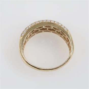 1.42cts TW Diamond 14kt Gold Ring - Evaluated By Our Certified Gemologist - AGS / GIA