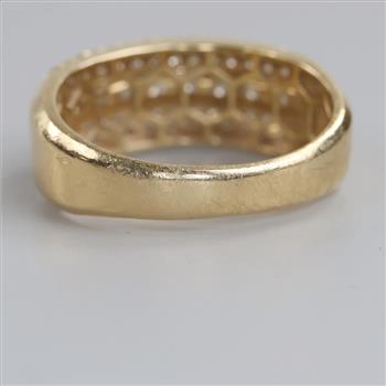 1.42cts TW Diamond 14kt Gold Ring - Evaluated By Our Certified Gemologist - AGS / GIA