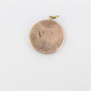 14k Gold 3.15g Religious Pendant