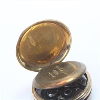 14k Gold Locle Pocket Watch