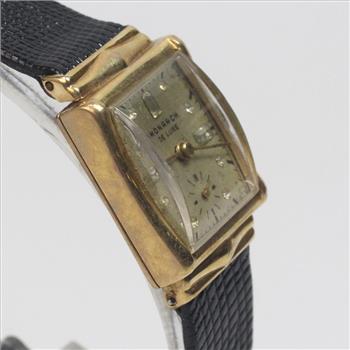 14k Gold Monarch De Luxe Watch