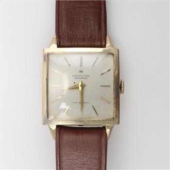 14k Gold Vintage Hamilton Masterpiece Watch