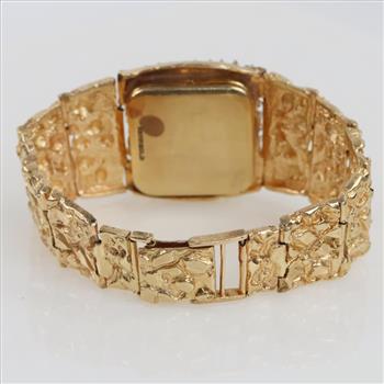 14kt GF Clear Stone Watch Band