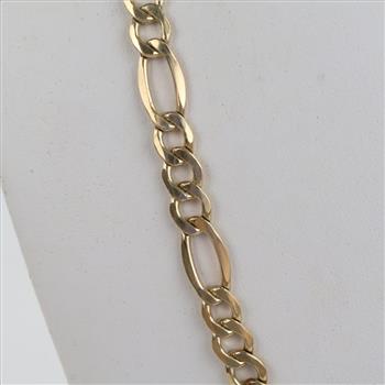14kt GF Figaro Chain Necklace