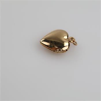 14kt GF Hollow Heart Locket