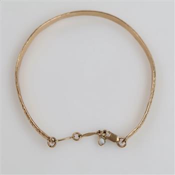 14kt GF Modified Bangle Bracelet