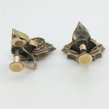 14kt GF Screw Back Clip On Earrings