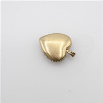 14kt GF Two-tone Religious Heart Locket