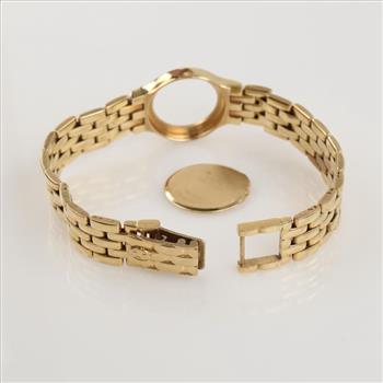 14kt Gold 0.17ct TW Diamond Concord Watch Bracelet- Evaluated By Our Certified Gemologist - AGS/GIA