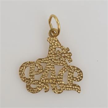 14kt Gold #1 DAD Pendant