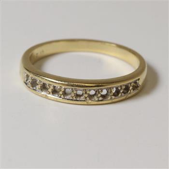 14kt Gold 1.9g Empty Setting Band Ring