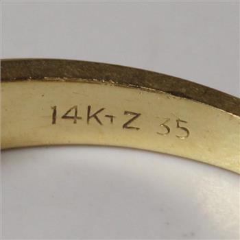 14kt Gold 1.9g Empty Setting Band Ring