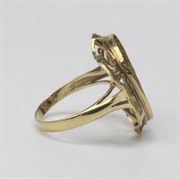 14kt Gold 2.5g Empty Setting Ring