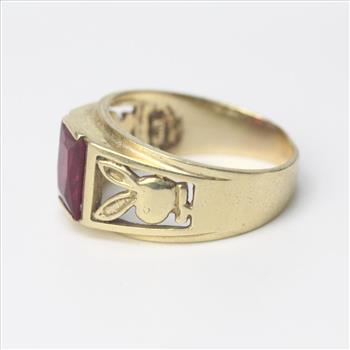 14kt Gold 6.32g Ruby Red Ring