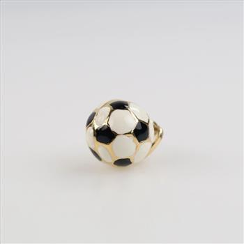 14kt Gold Accent Soccer Ball